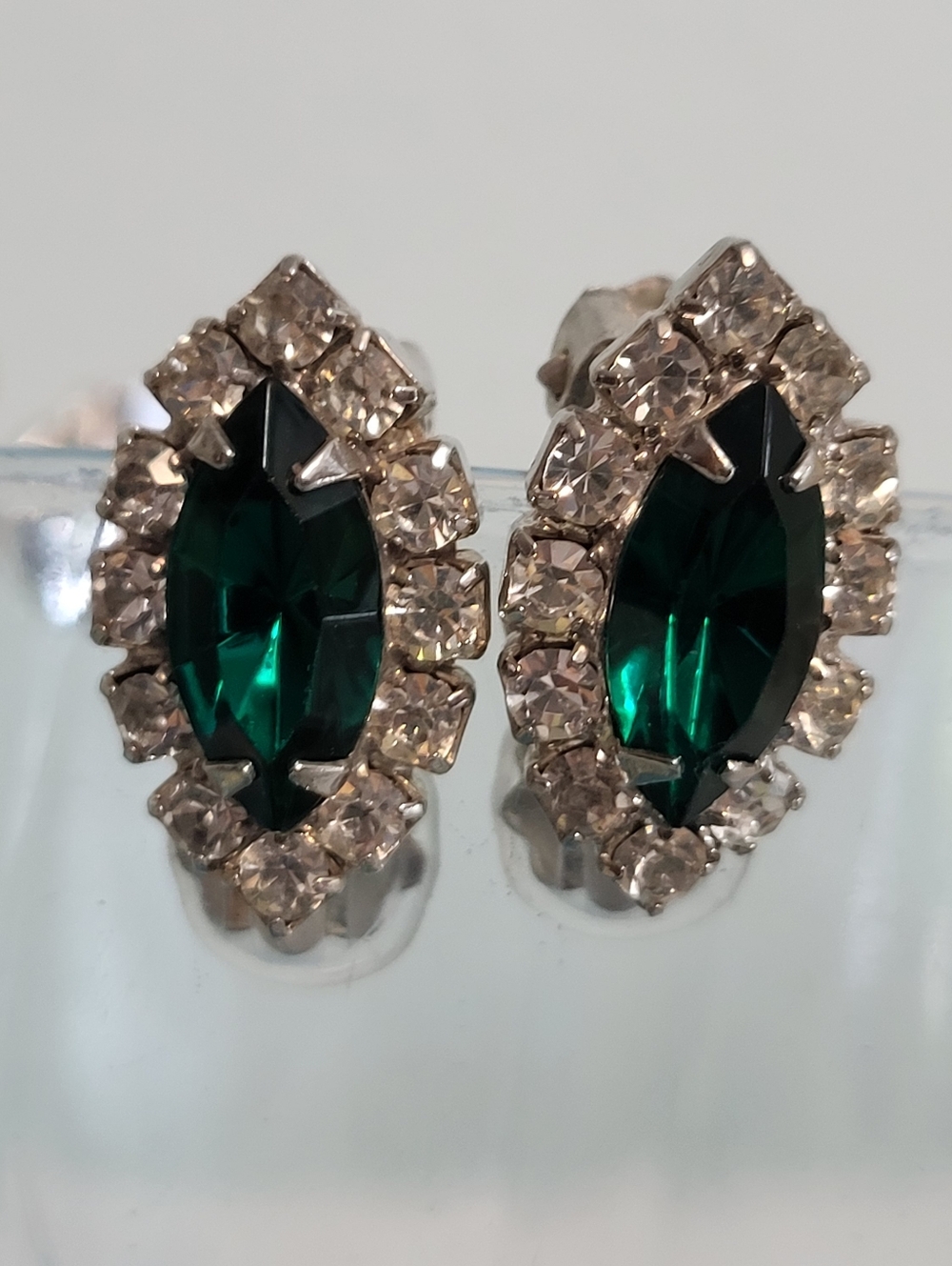 3pr Vintage Rhinestone Clips - Picture 6 of 6